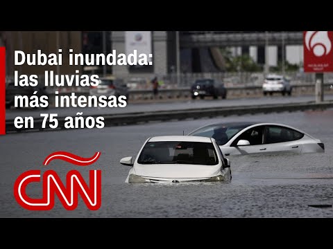 Dubai quedó inundada: aeropuerto convertido en río, rescates y lluvias récord