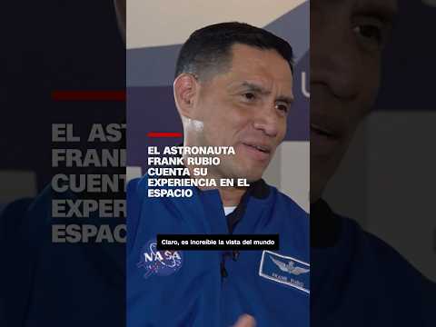 El astronauta Frank Rubio cuenta su experiencia en el espacio El astronauta Frank Rubio cuenta su experiencia en el espacio