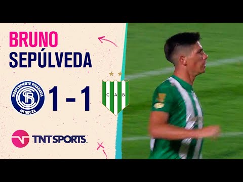 El gol de Bruno Sepúlveda para la igualdad de Banfield ante Independiente Rivadavia El gol de Bruno Sepúlveda para la igualdad de Banfield ante Independiente Rivadavia