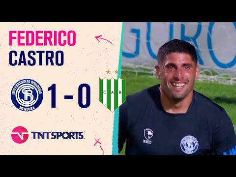 El gol de Federico Castro que abrió la cuenta para Independiente Rivadavia ante Banfield El gol de Federico Castro que abrió la cuenta para Independiente Rivadavia ante Banfield