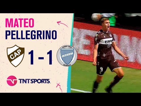 El gol de Mateo Pellegrino que le dio la igualdad a Platense ante Godoy Cruz