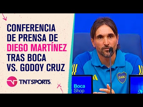 EN VIVO: Diego MartÃ­nez habla en conferencia de prensa tras Boca vs. Godoy Cruz