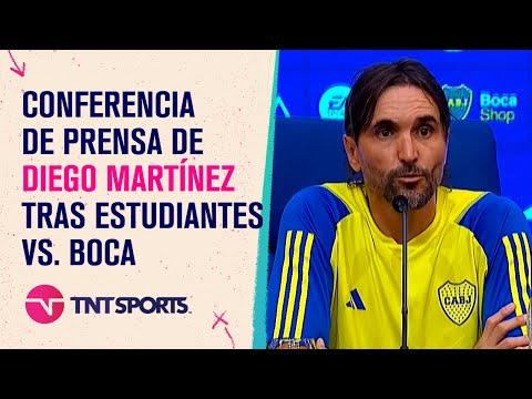 EN VIVO: Diego MartÃ­nez habla en conferencia de prensa tras Estudiantes vs. Boca