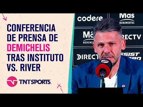 EN VIVO: MartÃ­n Demichelis habla en conferencia de prensa tras Instituto vs. River