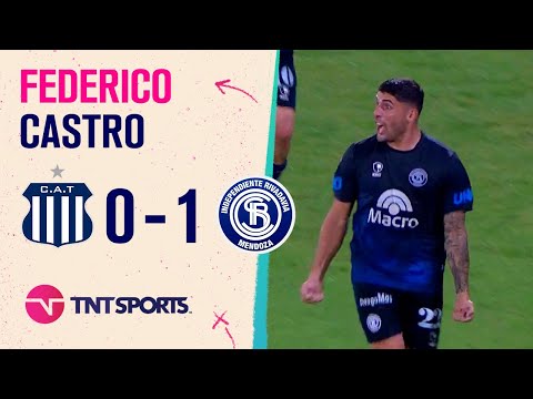 Federico #Castro adelantÃ³ en el marcador a #IndependienteRivadavia frente a #Talleres