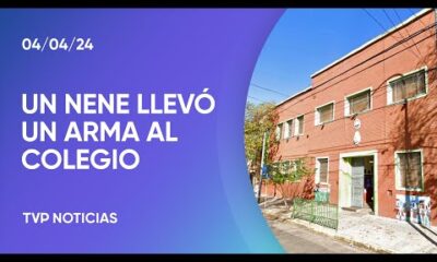 Flores: un niÃ±o de 6 aÃ±os llevÃ³ un arma cargada a la escuela