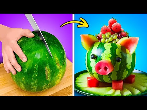 Genius Hacks 🍉🥒 Cómo Pelar y Cortar Frutas y Verduras Genius Hacks 🍉🥒 Cómo Pelar y Cortar Frutas y Verduras