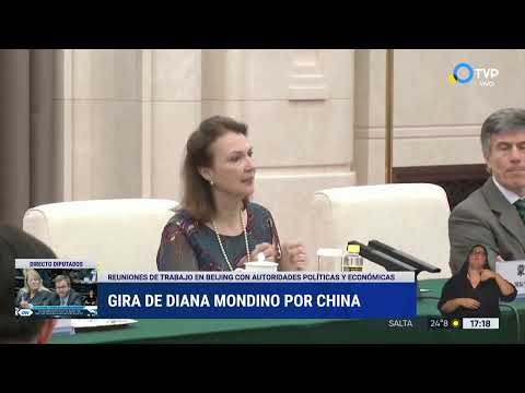 Gira de Diana Mondino por China Gira de Diana Mondino por China