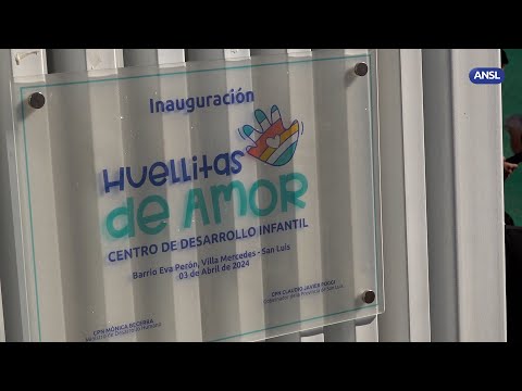 Gobernador Claudio Poggi inaugura el Centro de Desarrollo Infantil en el barrio Eva Perón
