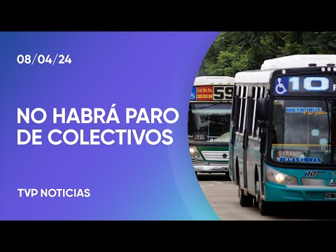 Hay colectivos: la UTA descartó el paro
