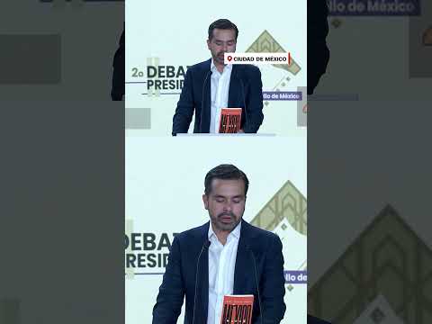 “I love you”: Máynez con lenguaje de señas en el debate en México “I love you”: Máynez con lenguaje de señas en el debate en México