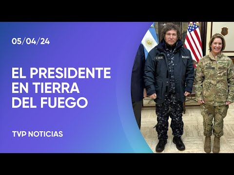 Javier Milei se reunió con Laura Richardson en Ushuaia Javier Milei se reunió con Laura Richardson en Ushuaia