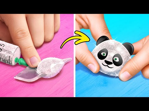 Juguete Fidget de Cinta Nano DIY 🎨 🐼 Artesanías Geniales y Trucos Increíbles para Tus Hijos Juguete Fidget de Cinta Nano DIY 🎨 🐼 Artesanías Geniales y Trucos Increíbles para Tus Hijos