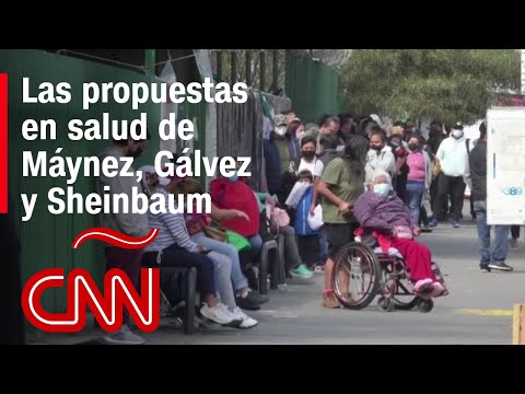 Las propuestas en salud de Máynez, Gálvez y Sheinbaum