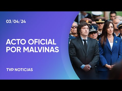 Malvinas: el acto oficial a 42 años de la guerra Malvinas: el acto oficial a 42 años de la guerra