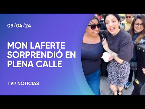 Mon Laferte se puso a cantar en las calles Mon Laferte se puso a cantar en las calles