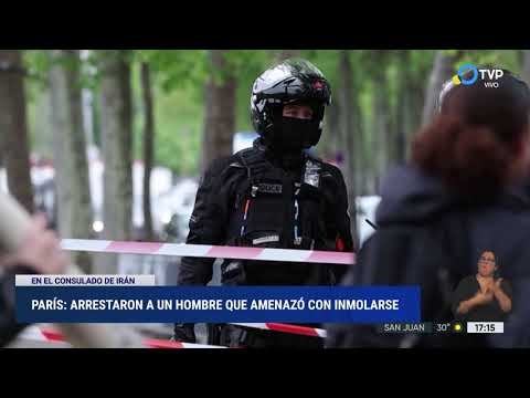 París: arrestaron al hombre que amenazó con inmolarse