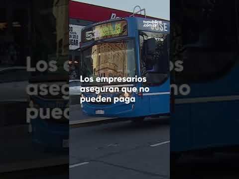 Paro de colectivos en el AMBA