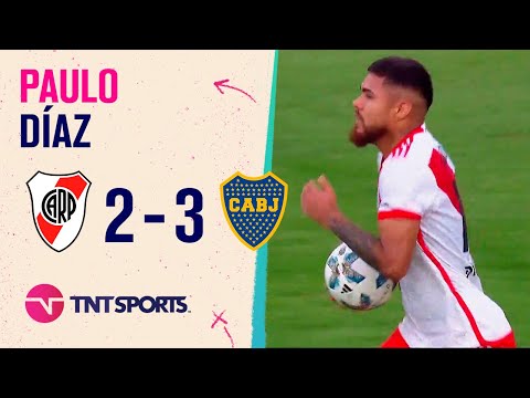 Paulo #DÃaz descontó para #River en el final del partido Paulo #DÃaz descontó para #River en el final del partido