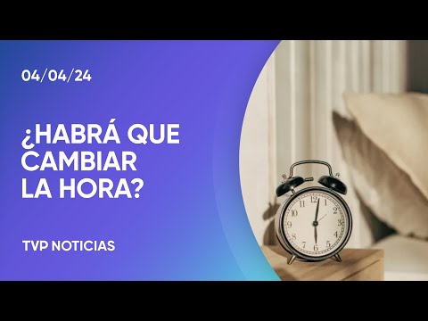 Proyecto para cambiar la hora en la Argentina