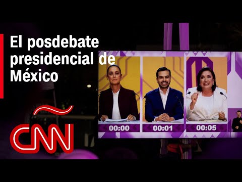 ¿Qué dijeron los candidatos presidenciales de México tras el debate? ¿Qué dijeron los candidatos presidenciales de México tras el debate?