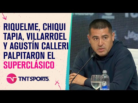 Se viene River vs. Boca: Riquelme, Chiqui Tapia, Villarroel y Calleri palpitaron el Superclásico Se viene River vs. Boca: Riquelme, Chiqui Tapia, Villarroel y Calleri palpitaron el Superclásico