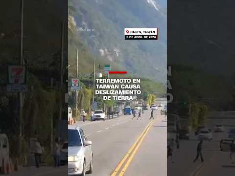 Terremoto en #Taiwán causa deslizamiento de tierra