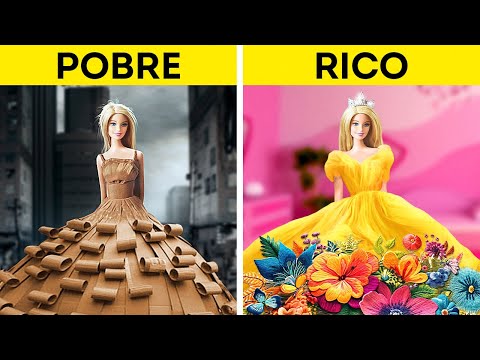 Trucos y Manualidades de Transformación de la Muñeca Barbie 🤩🌈 ¡Hermosa Transformación de Barbie! Trucos y Manualidades de Transformación de la Muñeca Barbie 🤩🌈 ¡Hermosa Transformación de Barbie!