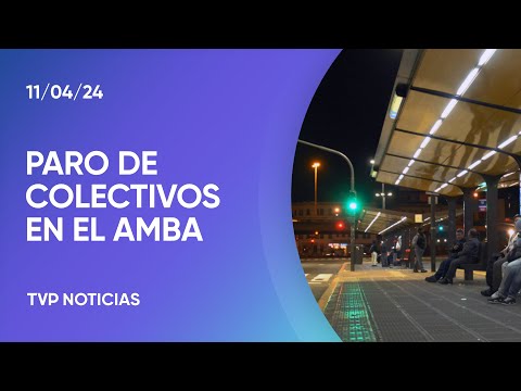 Una huelga paraliza más de 400 líneas de colectivos del AMBA