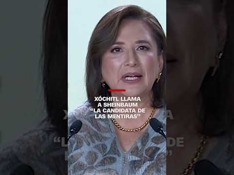 Xóchitl llama a Sheinbaum “la candidata de las mentiras” durante el Segundo Debate Presidencial Xóchitl llama a Sheinbaum “la candidata de las mentiras” durante el Segundo Debate Presidencial