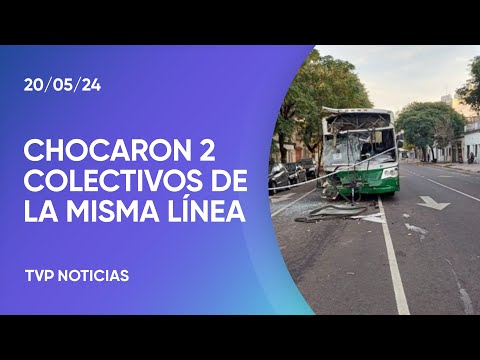 Al menos 17 heridos por el choque de dos colectivos en Chacarita