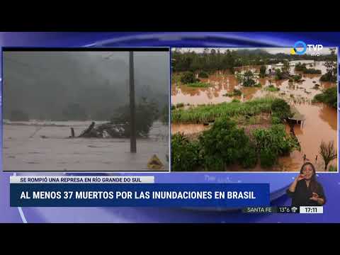 Al menos 37 muertos por las inundaciones en Brasil
