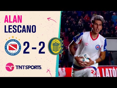 Alan #Lescano cambiÃ³ el penal por gol y #Argentinos y #RosarioCentral igualan en el marcador