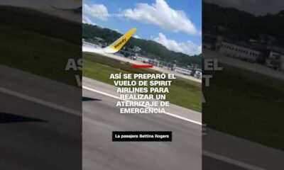 Así se preparó el vuelo de Spirit Airlines para realizar un aterrizaje de emergencia