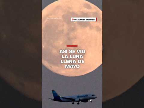 Así se vio la #luna llena de mayo Así se vio la #luna llena de mayo