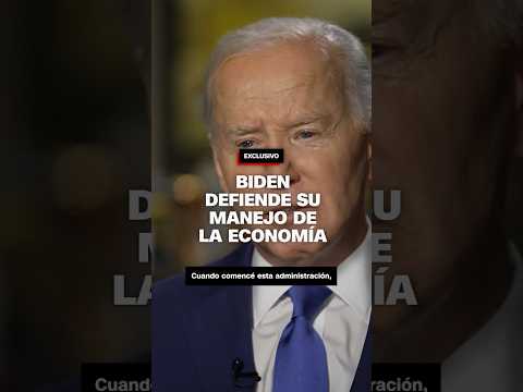 Biden defiende su manejo de la economía Biden defiende su manejo de la economía