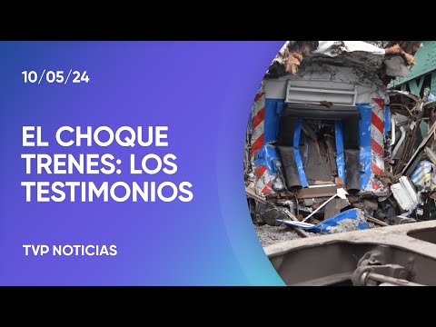 Choque de trenes: testimonios de los pasajeros