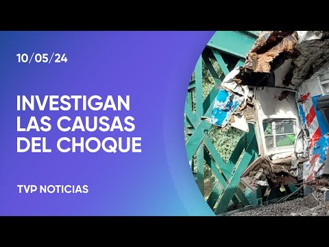 Choque de trenes y descarrilamiento: investigan las causas