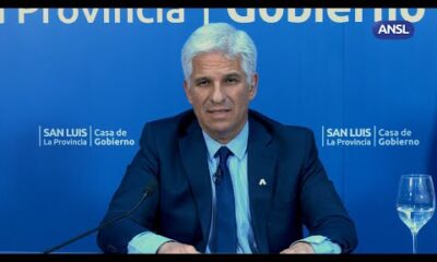 Claudio Poggi, gobernador de San Luis – Anuncio aumento