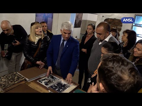 Claudio Poggi y Eva María Gatica, visita al Palacio de los Deportes en Villa Mercedes