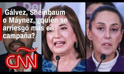 ¿Cómo terminan Xóchitl Gálvez, Claudia Sheinbaum y Jorge Máynez en las encuestas?