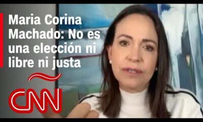 Corina Machado denuncia un “terreno totalmente inclinado” para las elecciones en Venezuela