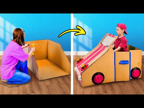 Divertidas Manualidades con Cartón para Padres Creativos 📦✨ Divertidas Manualidades con Cartón para Padres Creativos 📦✨