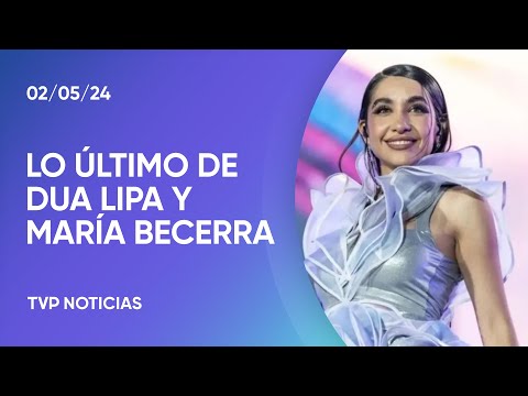 Dua Lipa presenta nuevo disco y María Becerra sus sueños en un cortometraje Dua Lipa presenta nuevo disco y María Becerra sus sueños en un cortometraje