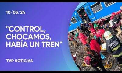 El audio del maquinista después del choque de trenes