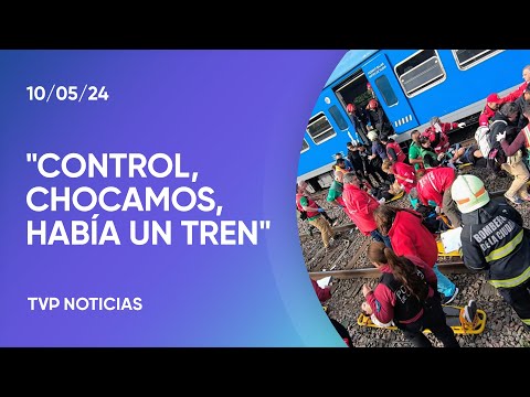 El audio del maquinista después del choque de trenes