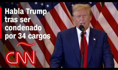 El discurso de Donald Trump tras ser declarado culpable en el juicio de pago por silencio