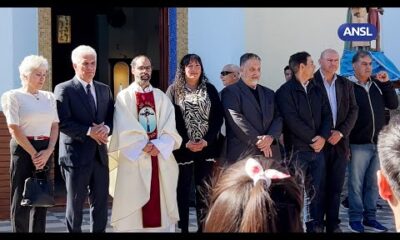 El gobernador Poggi participó de la misa por el Día del Trabajador