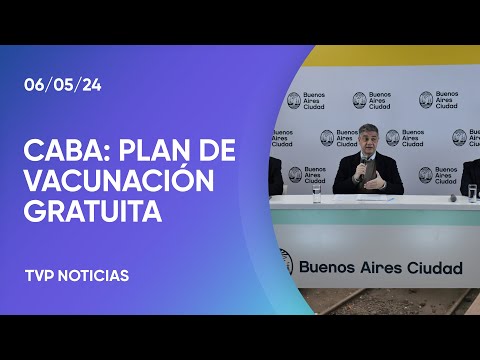 El Gobierno porteño lanzó el plan de vacunación temprana en la Ciudad
