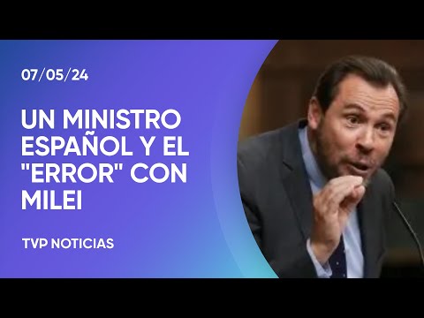 El ministro español Óscar Puente dijo que fue “un error” sugerir que Javier Milei consumía drogas El ministro español Óscar Puente dijo que fue “un error” sugerir que Javier Milei consumía drogas